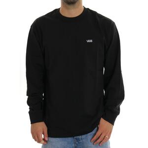 T-SHIRT LEFT CHEST LOOSE LS NERO
